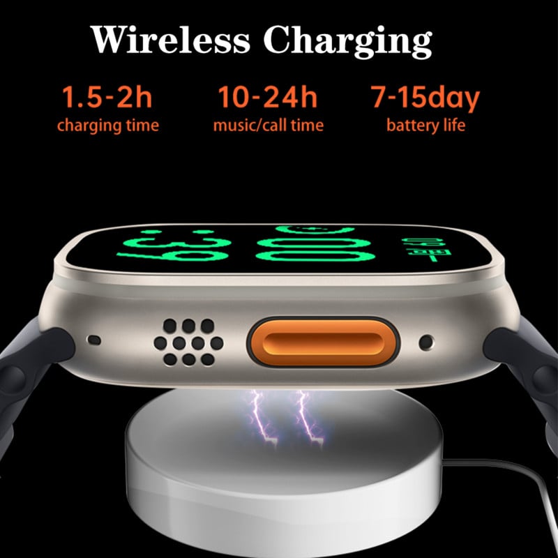 LEMFO iwo watch ultra Smart Watch seeria 8 NFC Bluetooth Call Sport Modes Health Monitor Veekindel käekell Android IOS-ile