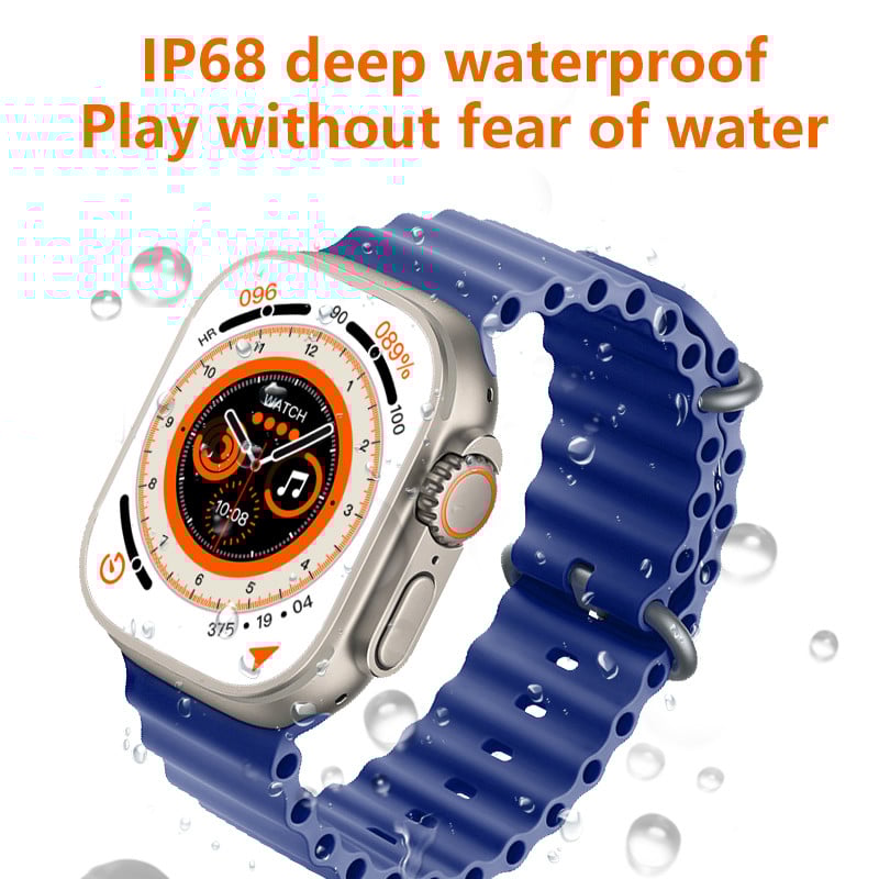 LEMFO iwo watch ultra Smart Watch seeria 8 NFC Bluetooth Call Sport Modes Health Monitor Veekindel käekell Android IOS-ile