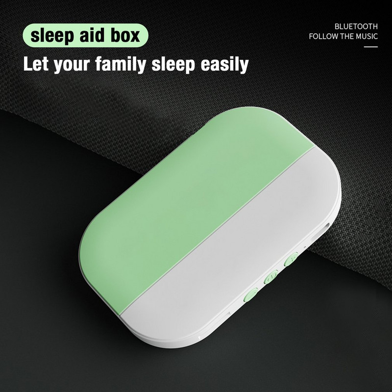 Prijenosni Bluetooth5.2 zvučnik Bežična glazbena kutija s koštanom provodljivošću Mini stereo uređaj ispod jastuka TF kartica za poboljšanje sna