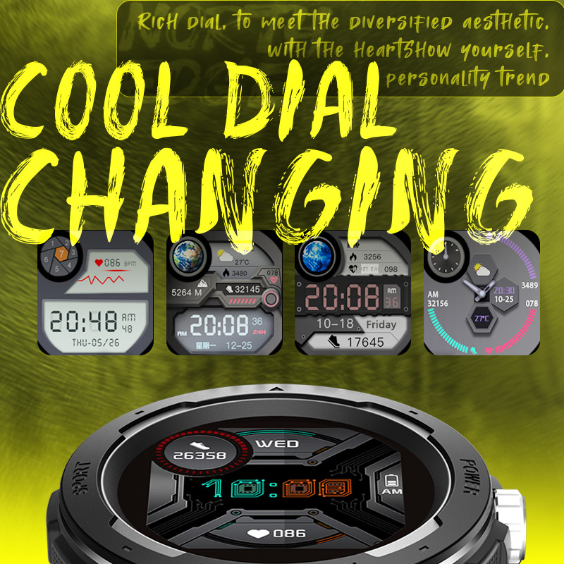 NORTH EDGE Muški pametni sat Otkucaji srca Krvni tlak Monitor kisika u krvi Puni zaslon osjetljiv na dodir Ženski sportski sat Za Android IOS