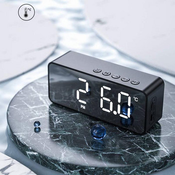 G50 Wireless For Blue tooth 5.0 Radio Speaker Ξυπνητήρι με κάρτα FM Mini Κάρτα TF Ξυπνητήρι θερμοκρασίας σε επίπεδο CD σε πραγματικό χρόνο