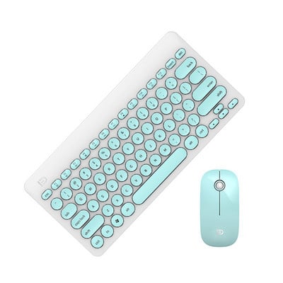 Bežična tiha tipkovnica i miš, mini multimedija 2.4G tipkovnica, set miša, ruski, španjolski, korejski za prijenosno računalo, prijenosno računalo, stolno računalo
