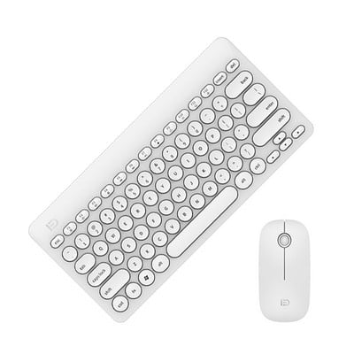 Bežična tiha tipkovnica i miš, mini multimedija 2.4G tipkovnica, set miša, ruski, španjolski, korejski za prijenosno računalo, prijenosno računalo, stolno računalo