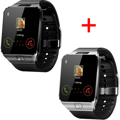 2 ΤΕΜ DZ09 Call Smartwatches Fitness Tracker Έξυπνο ρολόι Ρολόι χειρός Υποστήριξη Τηλεχειριστήριο TF SIM Μουσική κάμερα για iOS Android