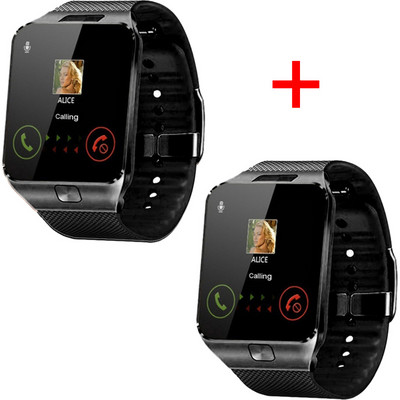 2 ΤΕΜ DZ09 Call Smartwatches Fitness Tracker Έξυπνο ρολόι Ρολόι χειρός Υποστήριξη Τηλεχειριστήριο TF SIM Μουσική κάμερα για iOS Android
