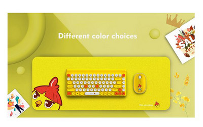 RYRA Punk Keycap 2.4G bežični set tipkovnice i miša Ergonomics Mute Kombinacija tipkovnice i miša s 86 tipki za Macbook prijenosno računalo Poklon