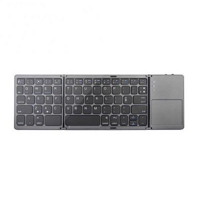 RYRA Mini Bluetooth bezvadu tastatūra spāņu krievu angļu tastatūra ar skārienpaliktņa peli Windows Android IOS datora piezīmjdatoriem