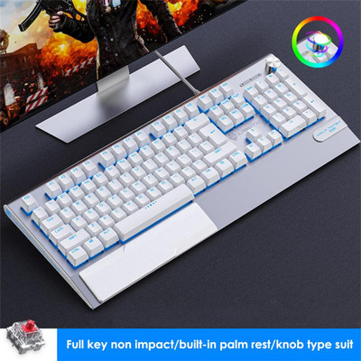 RYRA K1000 Machinery Keyboard Ενσύρματο πληκτρολόγιο παιχνιδιών USB Γραφείο υπολογιστή με οπίσθιο φωτισμό Ενσύρματο πληκτρολόγιο παιχνιδιών Αξεσουάρ υπολογιστή