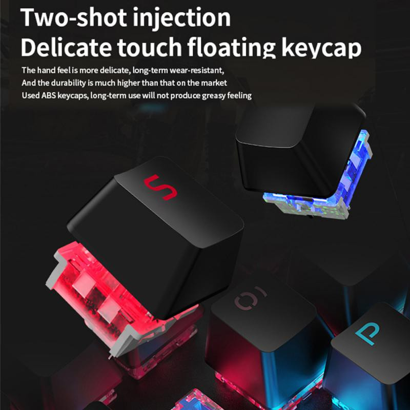 RYRA K1000 Tastatură pentru mașini Tastatură pentru jocuri cu fir USB pentru computer de birou cu iluminare din spate Joc Tastatură pentru jocuri cu fir Accesorii pentru computer