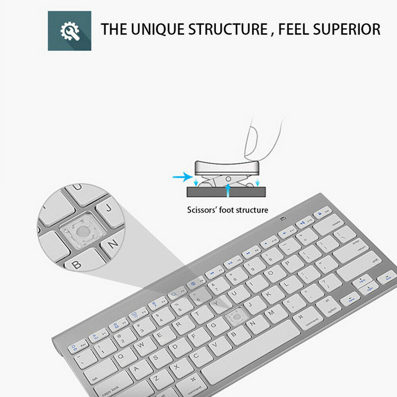 RYRA mini tipkovnica miš kombinirani set 2.4G bežična tipkovnica i miš prijenosni za prijenosno računalo prijenosno računalo stolno računalo tihi miš