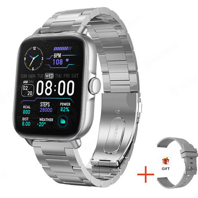 Ceas inteligent nou 2022 pentru femei, cu ecran tactil complet, ceasuri sportive de fitness, IP67, apel Bluetooth impermeabil pentru ceas inteligent Android ios bărbați