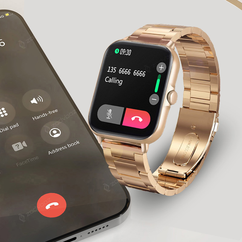 Ceas inteligent nou 2022 pentru femei, cu ecran tactil complet, ceasuri sportive de fitness, IP67, apel Bluetooth impermeabil pentru ceas inteligent Android ios bărbați