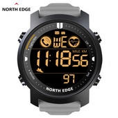 NORTH EDGE Ceas inteligent pentru bărbați Monitor de ritm cardiac Impermeabil 50M Înot Alergare Sport Pedometru Cronometru Ceas inteligent Android IOS