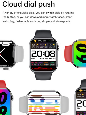 LEMFO DM10 MAX NFC Smart Watch Series 7 Pro Max Smartwatch Men Bluetooth Call Wireless Charging 2.09 Inch 480*564 HD Screen