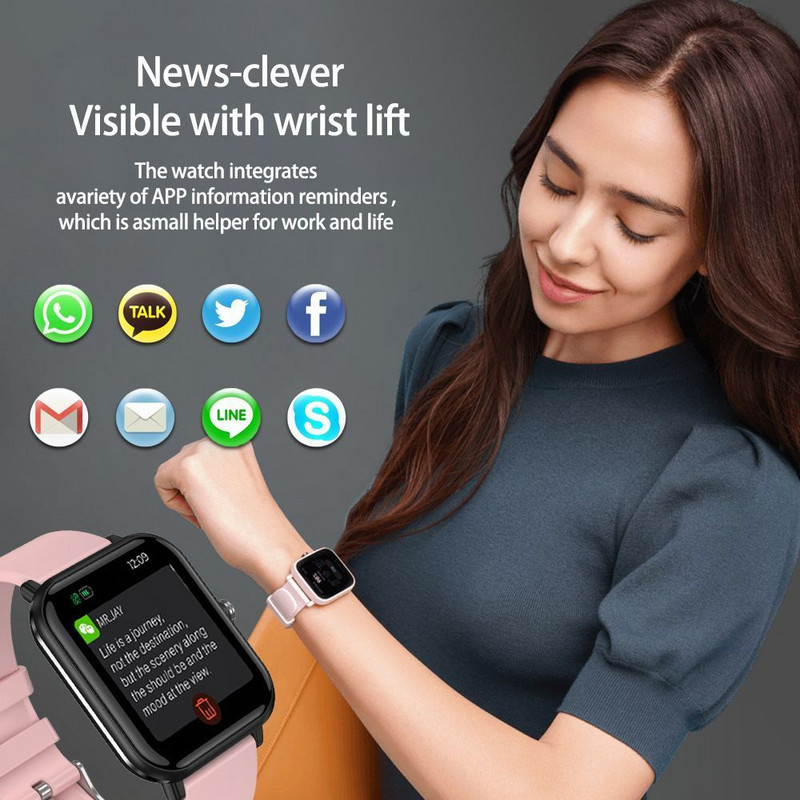 Για Android Mi Samsung Smart Watch Women Men Q9 Pro Fitness Clock Blood Pressure 1.7 Full Touch Ip68 Waterproof Smartwatch 2022