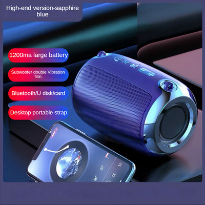Ισχυρό Bluetooth Speaker Box Εξωτερικό φορητό TWS 3D Stereo με AUX USB TF Wireless Mini For Car Party Music Player Ήχος Νέο