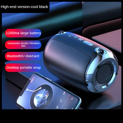 Ισχυρό Bluetooth Speaker Box Εξωτερικό φορητό TWS 3D Stereo με AUX USB TF Wireless Mini For Car Party Music Player Ήχος Νέο