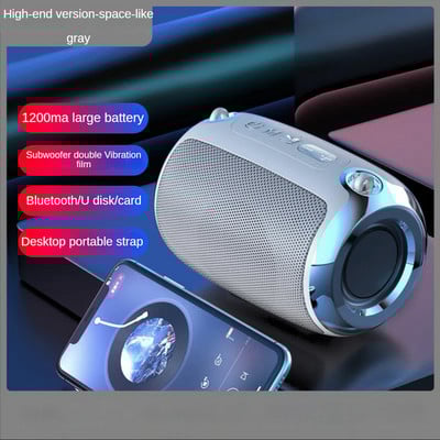 Ισχυρό Bluetooth Speaker Box Εξωτερικό φορητό TWS 3D Stereo με AUX USB TF Wireless Mini For Car Party Music Player Ήχος Νέο