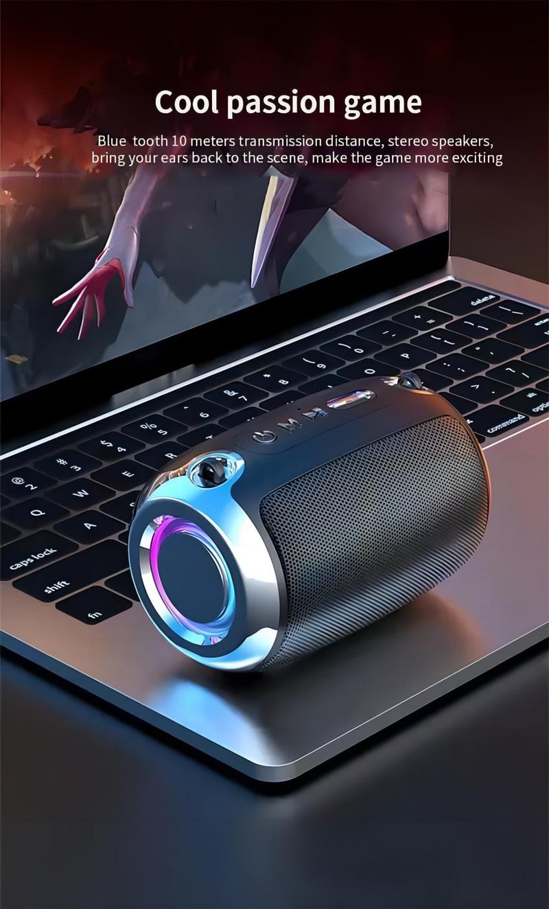 Ισχυρό Bluetooth Speaker Box Εξωτερικό φορητό TWS 3D Stereo με AUX USB TF Wireless Mini For Car Party Music Player Ήχος Νέο