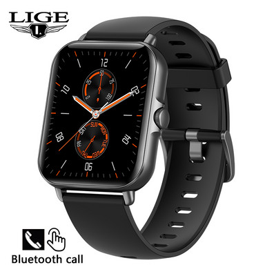 LIGE Bluetooth Call Smart Watch Women 1,69" Πλήρης οθόνη αφής Έξυπνο ρολόι χειρός Ρολόγια ελέγχου μουσικής Fitness Tracker Smartwatch