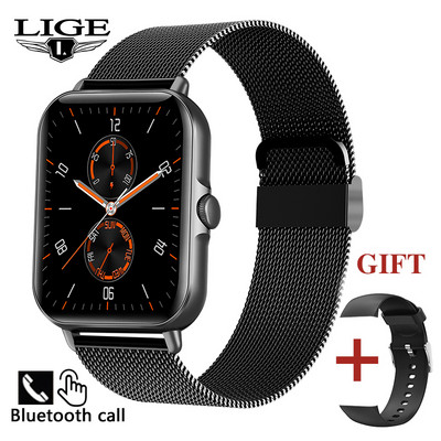 LIGE Bluetooth Call Smart Watch Women 1,69" Πλήρης οθόνη αφής Έξυπνο ρολόι χειρός Ρολόγια ελέγχου μουσικής Fitness Tracker Smartwatch