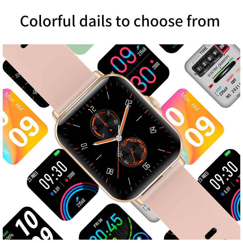 LIGE Bluetooth Call Smart Watch Women 1,69" Πλήρης οθόνη αφής Έξυπνο ρολόι χειρός Ρολόγια ελέγχου μουσικής Fitness Tracker Smartwatch