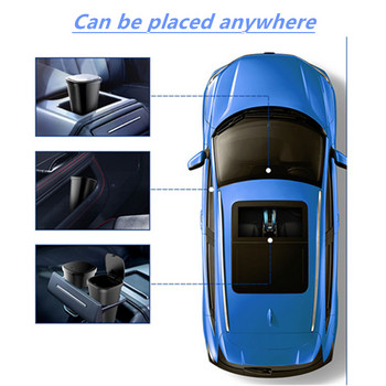 Car Styling Κάδος απορριμμάτων Auto Plastic Organizer Κουτί αποθήκευσης Κάδος απορριμμάτων αυτοκινήτου Τασάκι Κάδος απορριμμάτων Αξεσουάρ αυτοκινήτου με σακούλα σκουπιδιών