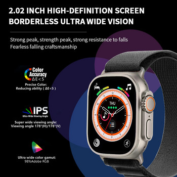 Смарт часовник Мъже Жени SmartWatch Bluetooth Call Ръчен часовник NFC Безжично зареждане за Android Apple Smart Watch Series 8 Ultra