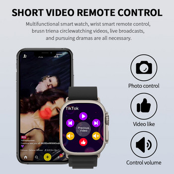 Смарт часовник Мъже Жени SmartWatch Bluetooth Call Ръчен часовник NFC Безжично зареждане за Android Apple Smart Watch Series 8 Ultra