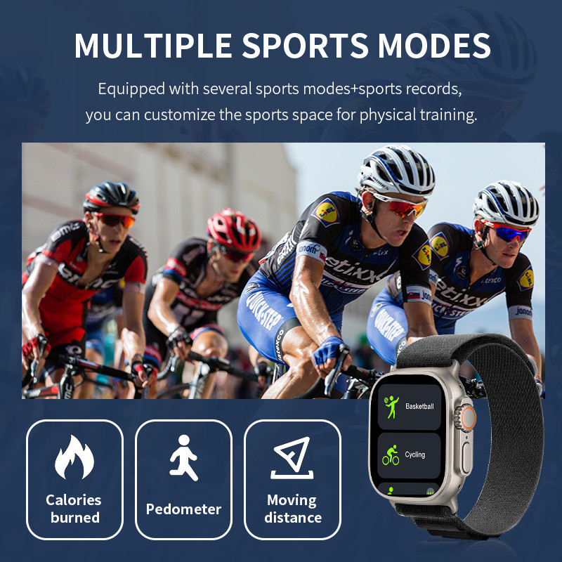 Pametni sat Muškarci Žene SmartWatch Bluetooth Call Ručni sat NFC bežično punjenje za Android Apple Smart Watch Series 8 Ultra