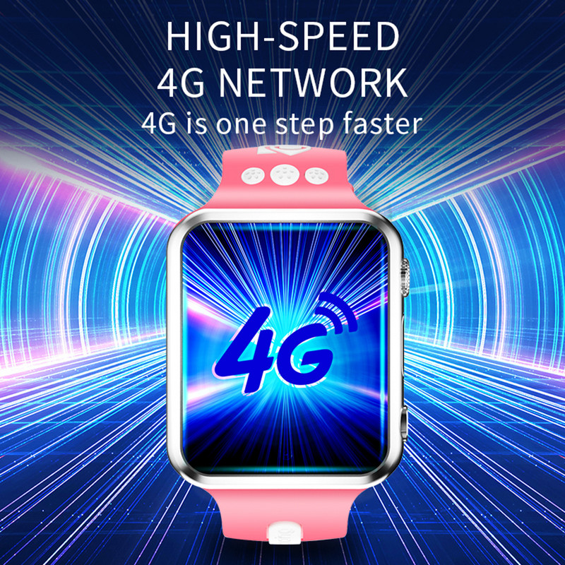 Kahe kaameraga W5 Android 9.0 4G videokõne nutikell telefon 4-tuumaline protsessor 8GB 16GB GPS WIFI Tudengile Laste App Store`i nutikell