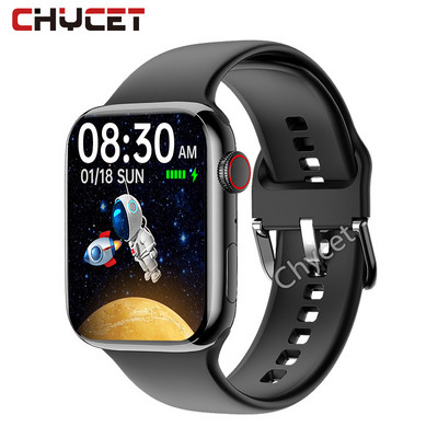 1,9 viedais pulkstenis vīriešiem, sievietēm 2022. sērija 7 8 zvana viedpulkstenis Nfc vairāku sporta veidu režīmi pulsometra pulksteņi iPhone Android ierīcēm