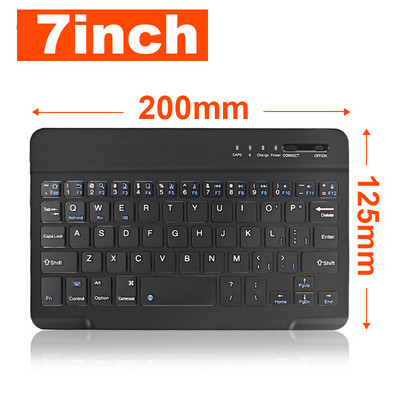 Billentyűzet Mini billentyűzet Nirkabel Bluetooth Ponsel Tablet Ipad billentyűzethez oroszországi Isi Ulang billentyűzet tombol Ñ