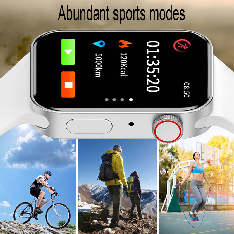 Έξυπνο ρολόι Ανδρικό 2022 Smartwatch Γυναικείο Ρολόι αρτηριακής πίεσης καρδιακού ρυθμού Προσαρμοσμένο ρολόι Πρόσωπο Αθλητικά Ρολόγια Gife για Iphone Xiaomi