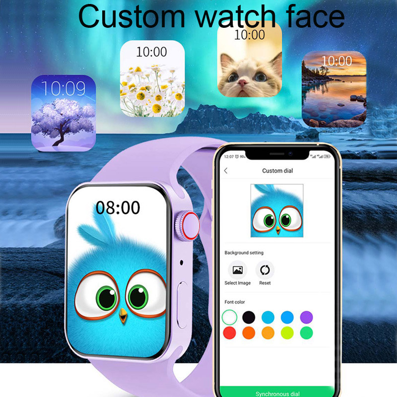 Έξυπνο ρολόι Ανδρικό 2022 Smartwatch Γυναικείο Ρολόι αρτηριακής πίεσης καρδιακού ρυθμού Προσαρμοσμένο ρολόι Πρόσωπο Αθλητικά Ρολόγια Gife για Iphone Xiaomi