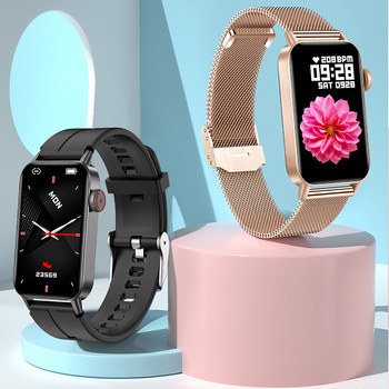 За телефон Xiaomi Huawei IP68 Водоустойчив смарт часовник Жени Прекрасна гривна Монитор на сърдечния ритъм Наблюдение на съня Смарт часовник Дами
