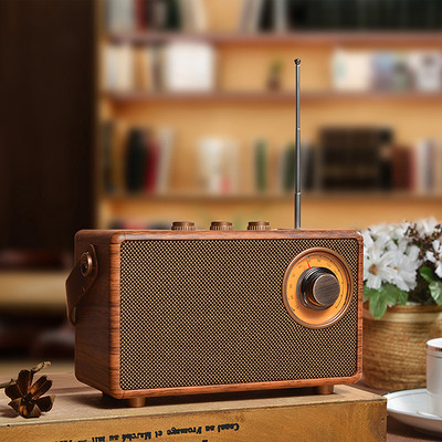 As23 Bluetooth-kompatibilni zvučnik Subwoofer Kućni retro radio Mali mini prijenosni vanjski glazbeni player Stereo bežični zvučnici