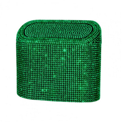 Coș de gunoi pentru mașină cu stras Coș de gunoi pentru depozitare Cutie de depozitare pentru spate cu diamante de culoare din plastic