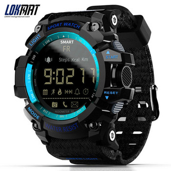 LOKMAT MK16 Bluetooth Smartwatch Цифров часовник Педометър Спортен Смарт часовник Мъжки активност Фитнес тракер IP67 Водоустойчиви часовници