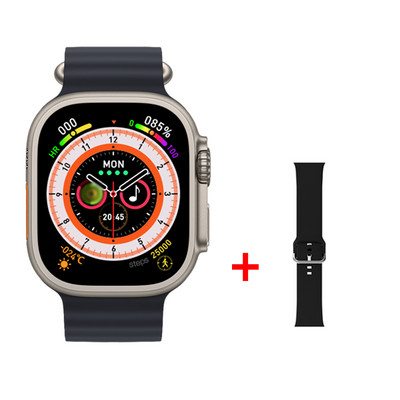 Έξυπνο ρολόι 49mm Ultra Max Series 8 Smartwatch με κλειδαριά ζώνης Θερμοκρασία σώματος Ανδρικά Γυναικεία NFC Bluetooth Call Sport Watch 2,05"