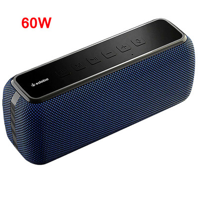 X8 60 W nagy teljesítményű HiFi sztereó hangszóró Hang vezeték nélküli basszus Bluetooth bemeneti/kültéri hordozható hangdoboz vízálló TWS FM audio lejátszók
