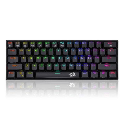 Redragon Draco RGB Dukungan Bluetooth 5.0 bežična USB dual mode mehanička igraća tipkovnica 61 Tombol untuk Menghitung PC K530