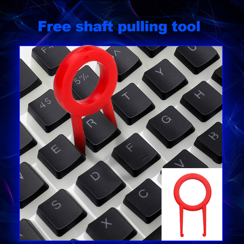 REDRAGON A130 Scarab Puding Tombol 104 Kunci Crystal billentyűzet Mekanik Kunci Caps Cherry MX Gaya Termasuk Kunci Penarik számára