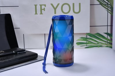 ZK40 Dropshipping TG167 nou difuzor pentru lumină de noapte Difuzoare puternice cu LED-uri portabile cu LED-uri Culoare de bas Reducere de zgomot fără fir, rezistentă la apă