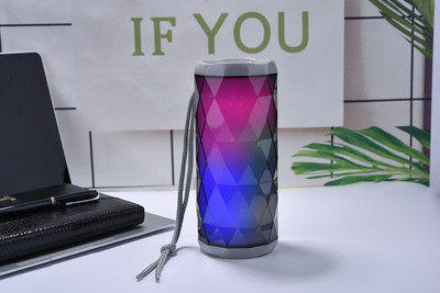 ZK40 Dropshipping TG167 nou difuzor pentru lumină de noapte Difuzoare puternice cu LED-uri portabile cu LED-uri Culoare de bas Reducere de zgomot fără fir, rezistentă la apă