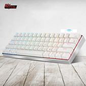RK61 PRO ROYAL KLUDGE Mehanička tipkovnica, Tipkovnica Bingkai Aluminij 60% RGB Tri-mode USB 2.4G Nirkabel Bluetooth Gateron