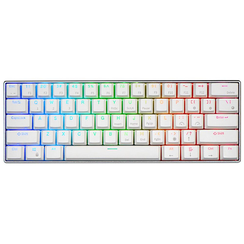 RK61 PRO ROYAL KLUDGE Mehanička tipkovnica, Tipkovnica Bingkai Aluminij 60% RGB Tri-mode USB 2.4G Nirkabel Bluetooth Gateron