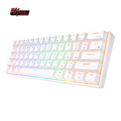 Royal Ksudge RK61 tipkovnica Mekanis Gaming 61 tipka 60% RGB pozadinsko osvjetljenje tipkovnice Nirkabel Bluetooth Yang Dapat Ditukar untuk PC Desktop