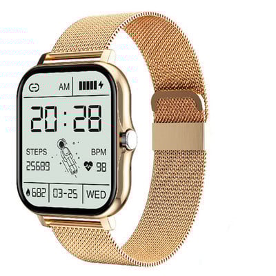 Okosóra Férfi Női Okos Érintőképernyő Pulzusszám Férfi Fitness Tracker Női óra Bluetooth hívás Okosóra Android IOS rendszerhez