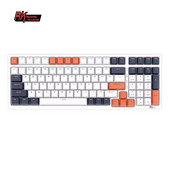 Royal Ksudge RK98 RGB tastatūra Mekanik Nirkabel trīs režīmu 2.4G/Bluetooth/USB Berkabel 100 Tombol Laris Keyboard Gamer DIY